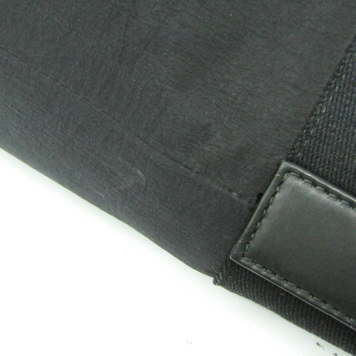 Bottega Veneta Paper Touch Bucket Nylon With Mesh Black Nylon Shoulder Bag Bag (Pre-Owned)