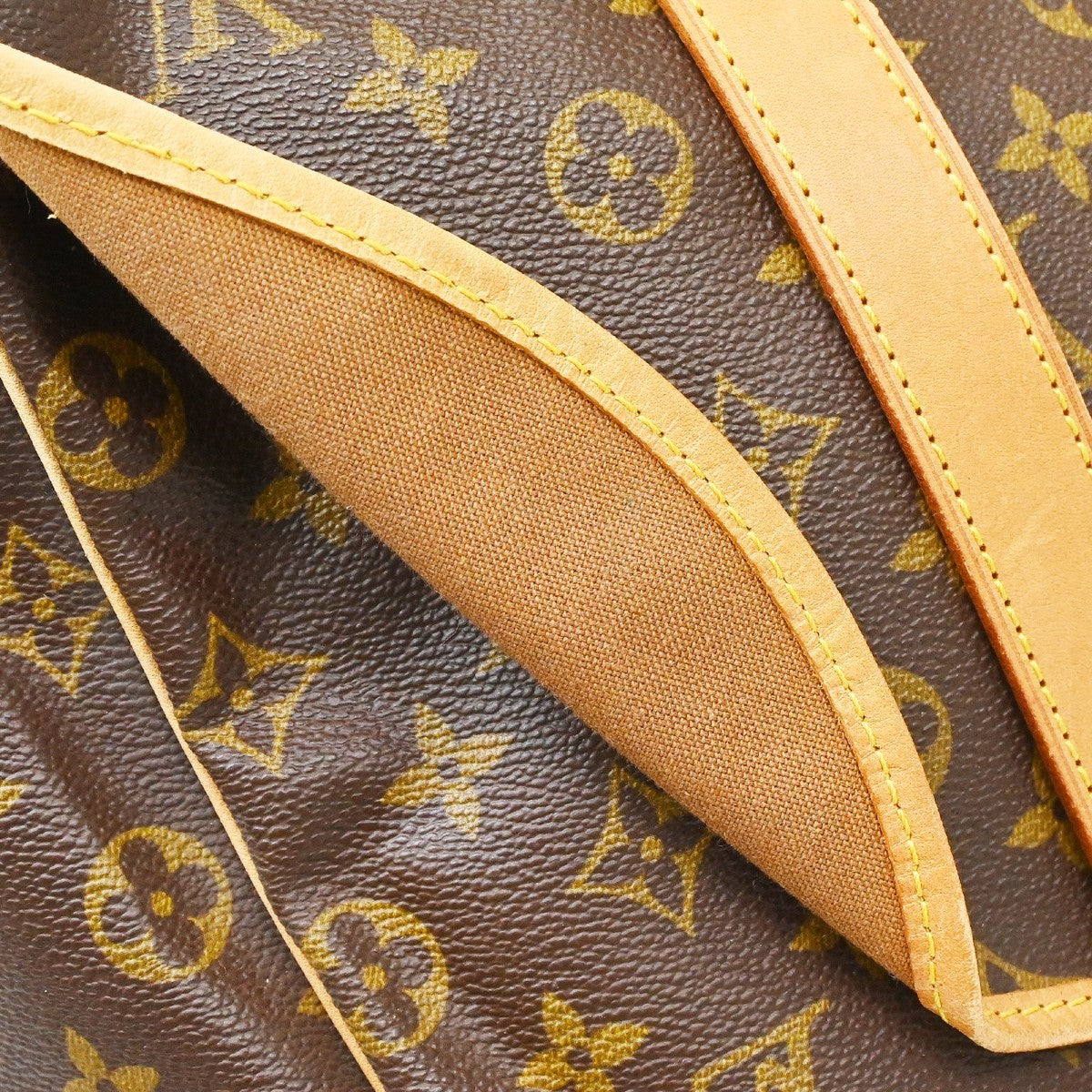 Louis Vuitton Saumur Monogram Canvas Brown Canvas Shoulder Bag Bag (Pre-Owned)