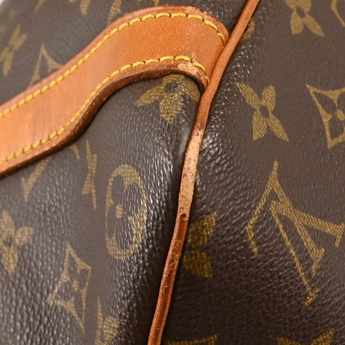 Louis Vuitton Shopping Sac Monogram Canvas Brown Canvas Handbag (Pre-Owned)