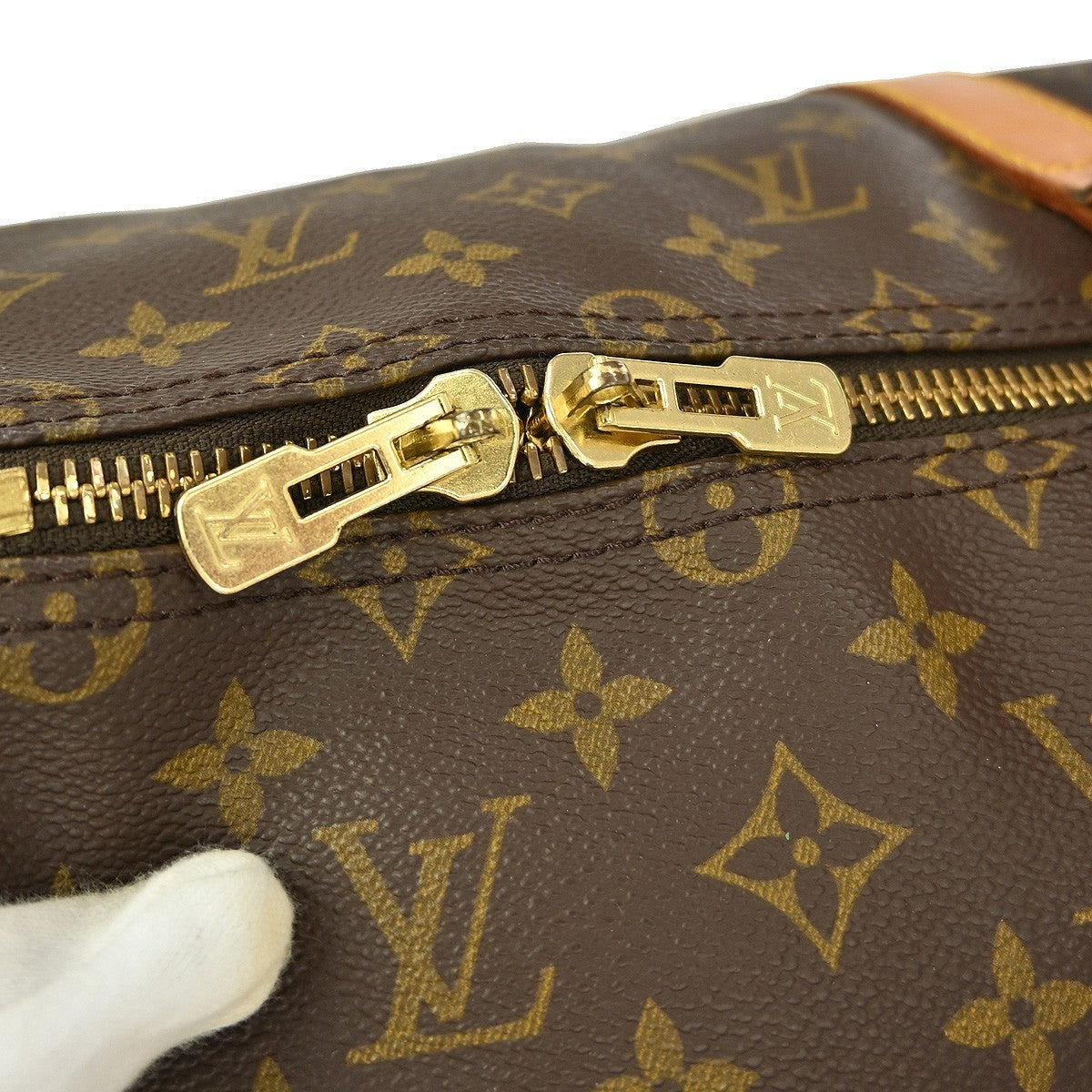 Louis Vuitton Keepall Monogram Canvas Brown Canvas Travel Bag Bag (Pre-Owned)