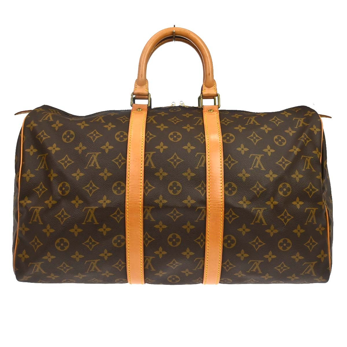 Louis Vuitton Keepall Monogram Canvas Brown Canvas Travel Bag Bag (Pre-Owned)