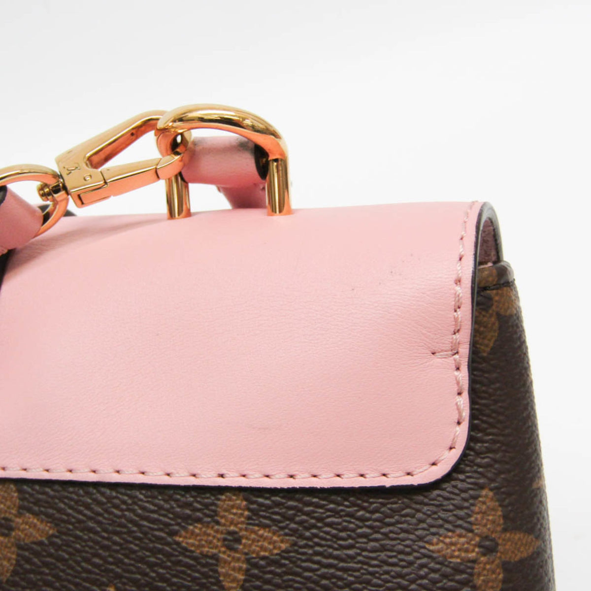 Louis Vuitton Locky Monogram Canvas With Leather Brown Canvas Handbag (Pre-Owned)