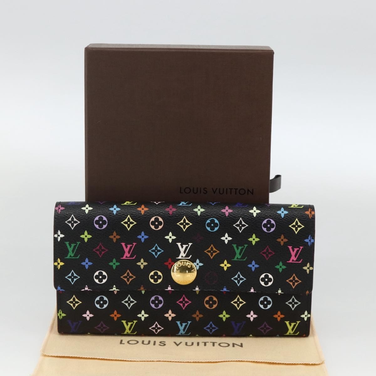 Louis Vuitton Sarah Monogram Multicolor Multicolour Canvas Wallets Accessory (Pre-Owned)