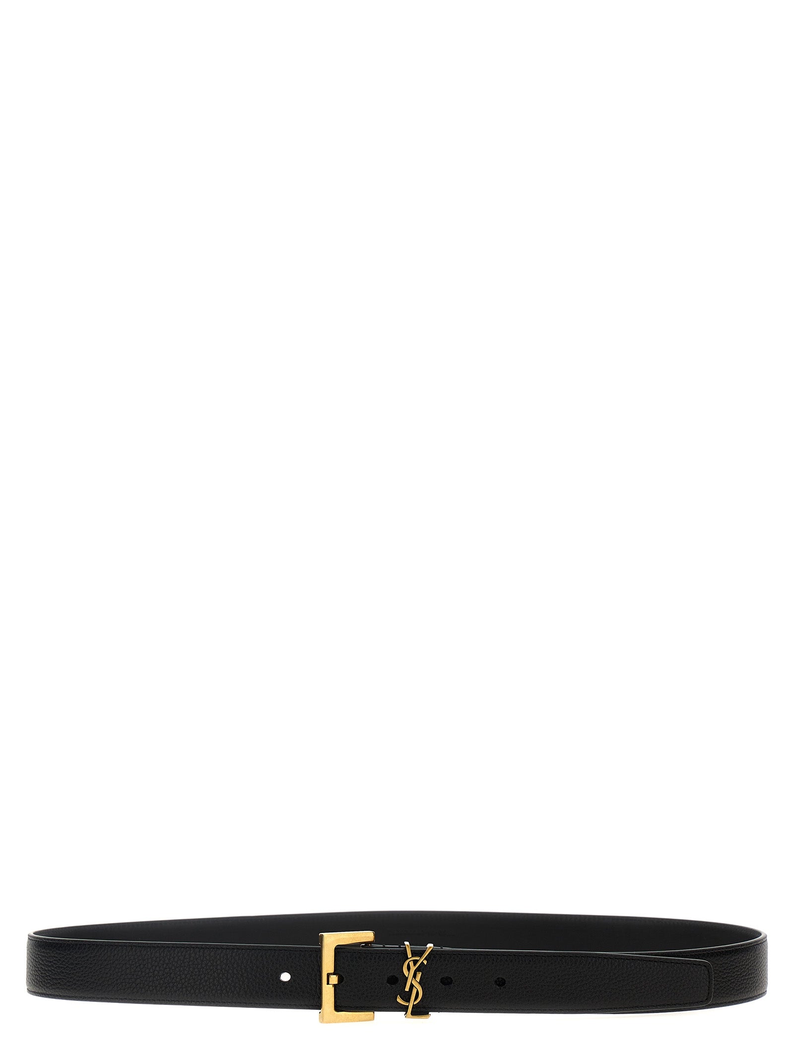 Saint Laurent Men's Cassandre Belt