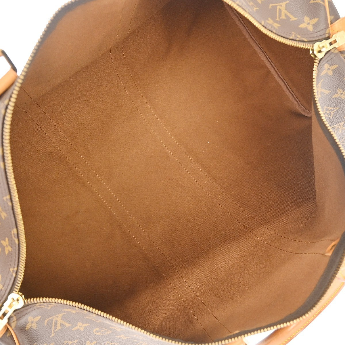 Louis Vuitton Keepall Monogram Canvas Brown Canvas Travel Bag Bag (Pre-Owned)