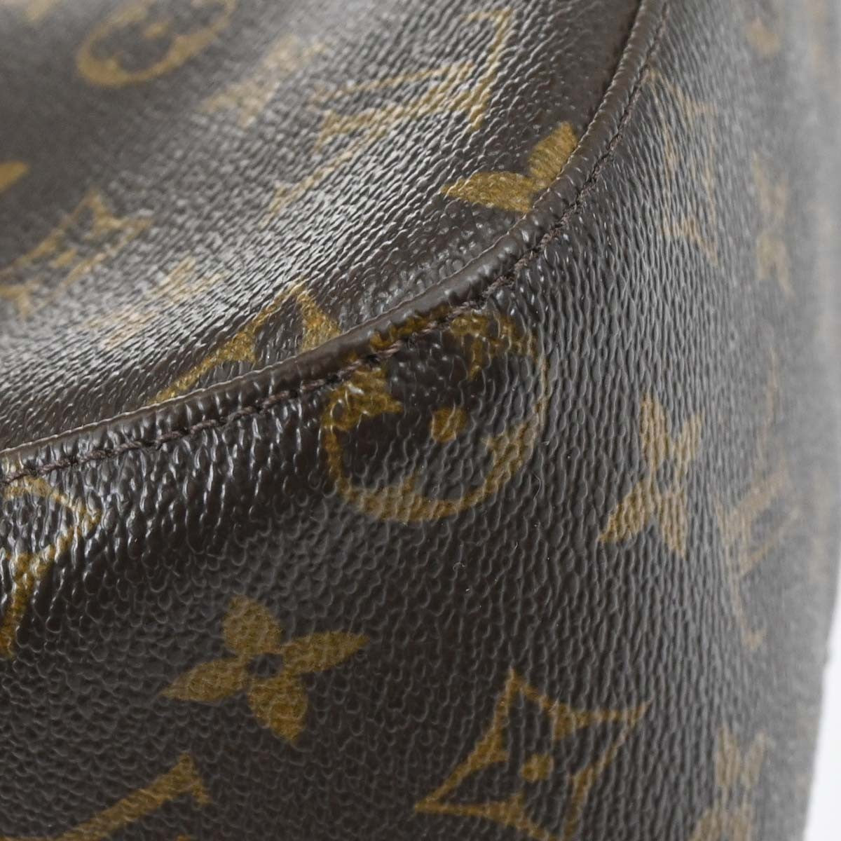 Louis Vuitton Looping Monogram Canvas Brown Canvas Handbag (Pre-Owned)