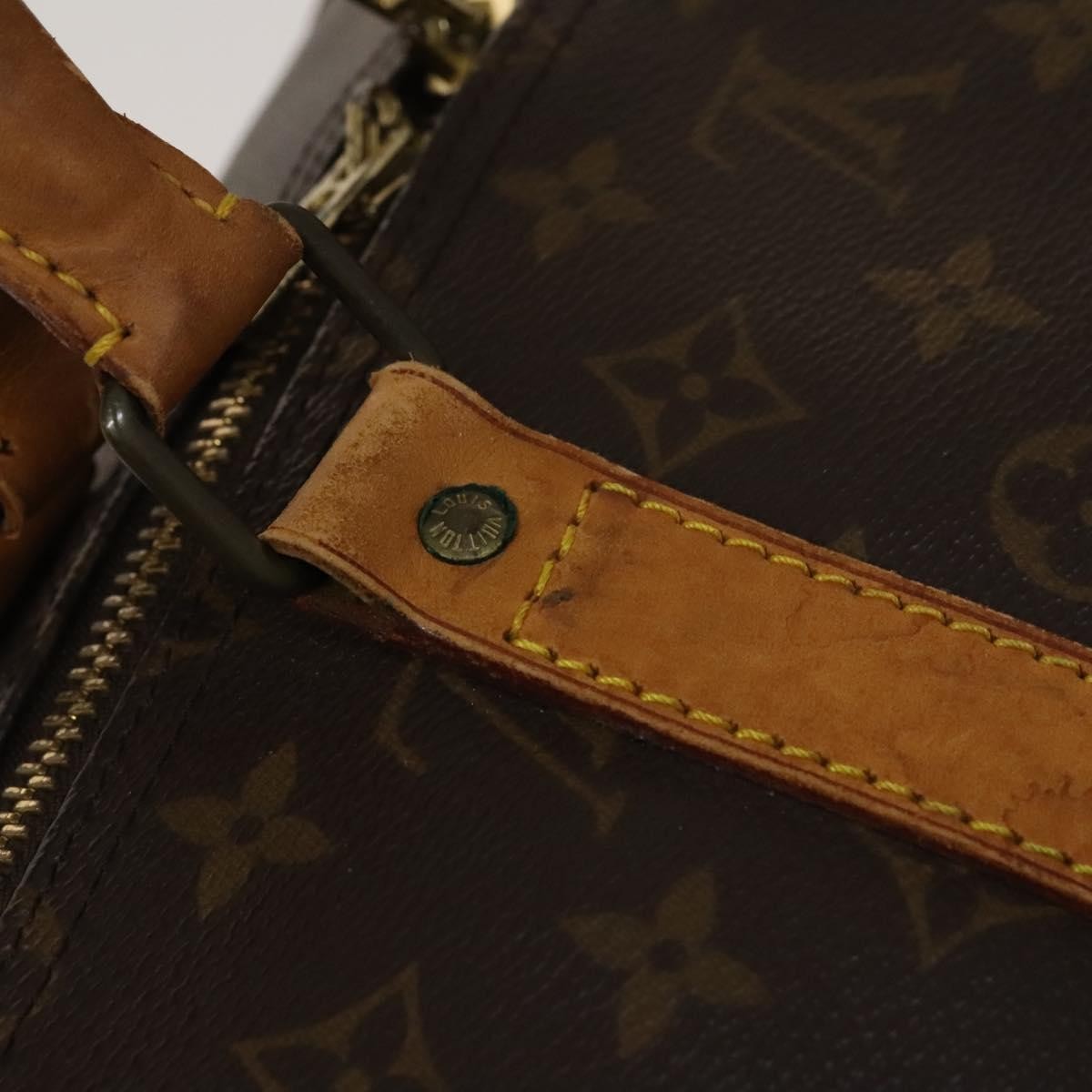 Louis Vuitton Keepall Monogram Canvas Brown Canvas Travel Bag Bag (Pre-Owned)