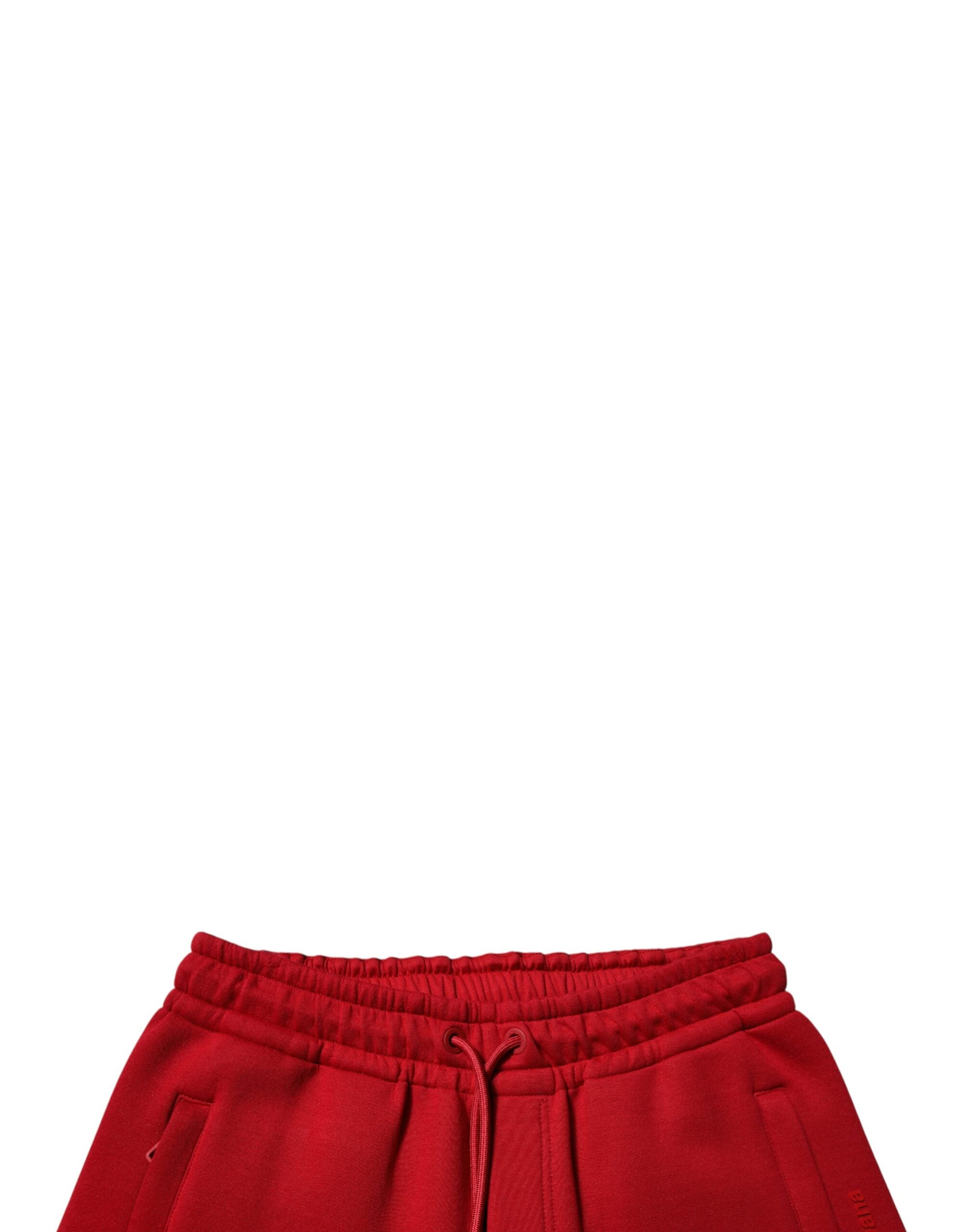 Dolce & Gabbana Red Cotton Jogger Jogging Men's Pants