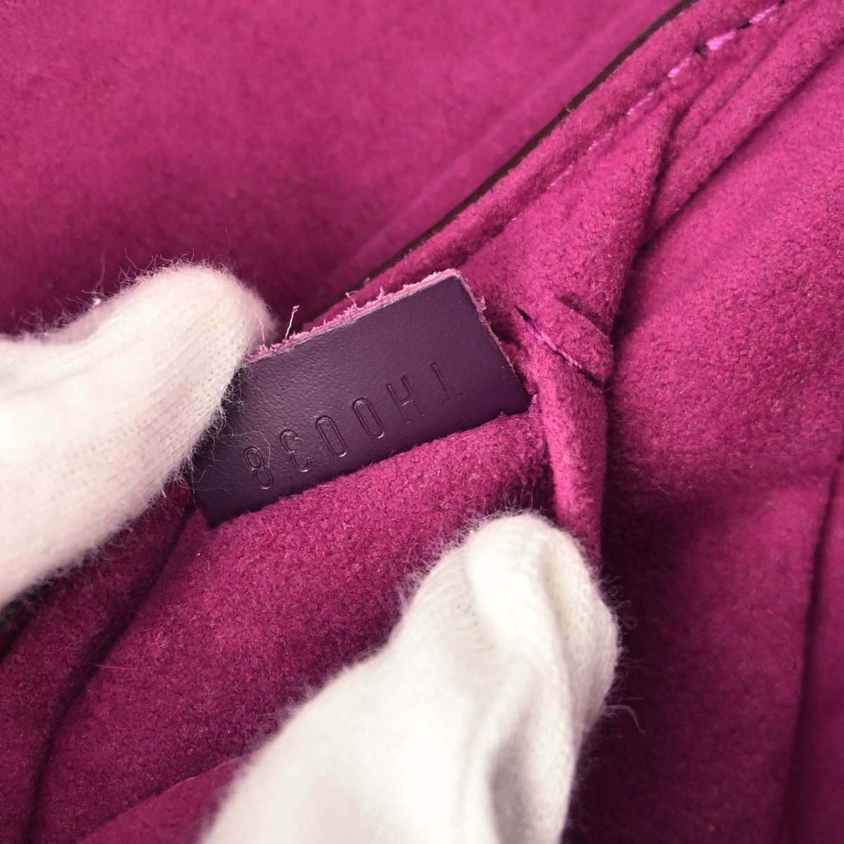 Louis Vuitton Montaigne Clutch Epi Leather Purple Leather Clutche & Pouche Bag (Pre-Owned)