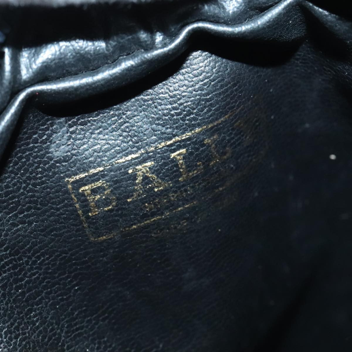 Bally Vintage Pvc And Leather Black Pvc Shoulder Bag Bag (Pre-Owned)