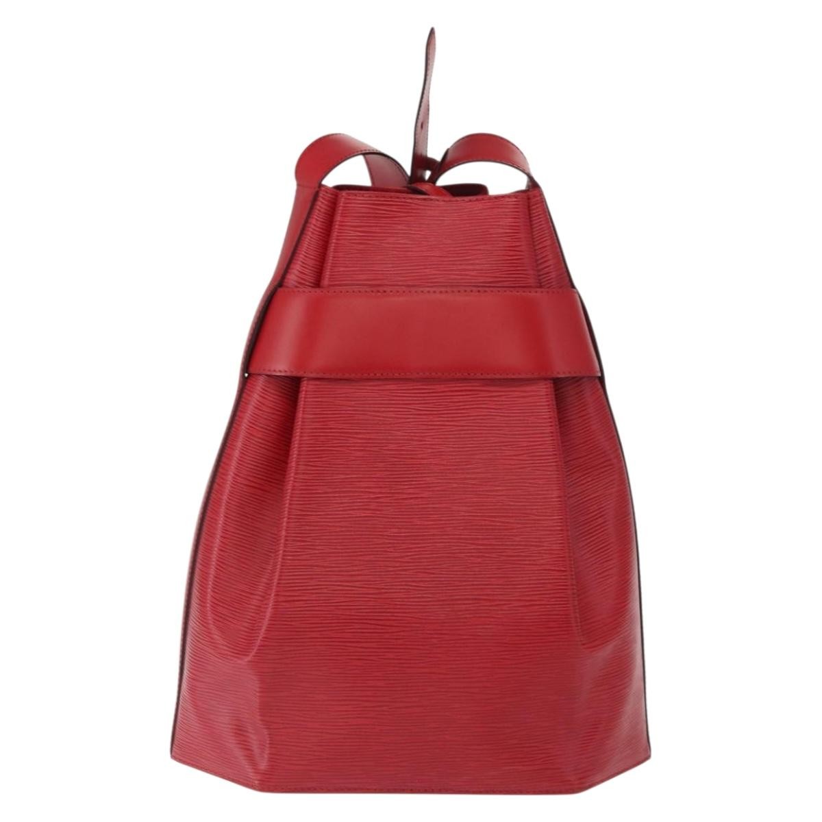 Louis Vuitton Vintage Sac D'epaule Epi Leather Red Leather Shoulder Bag Bag (Pre-Owned)
