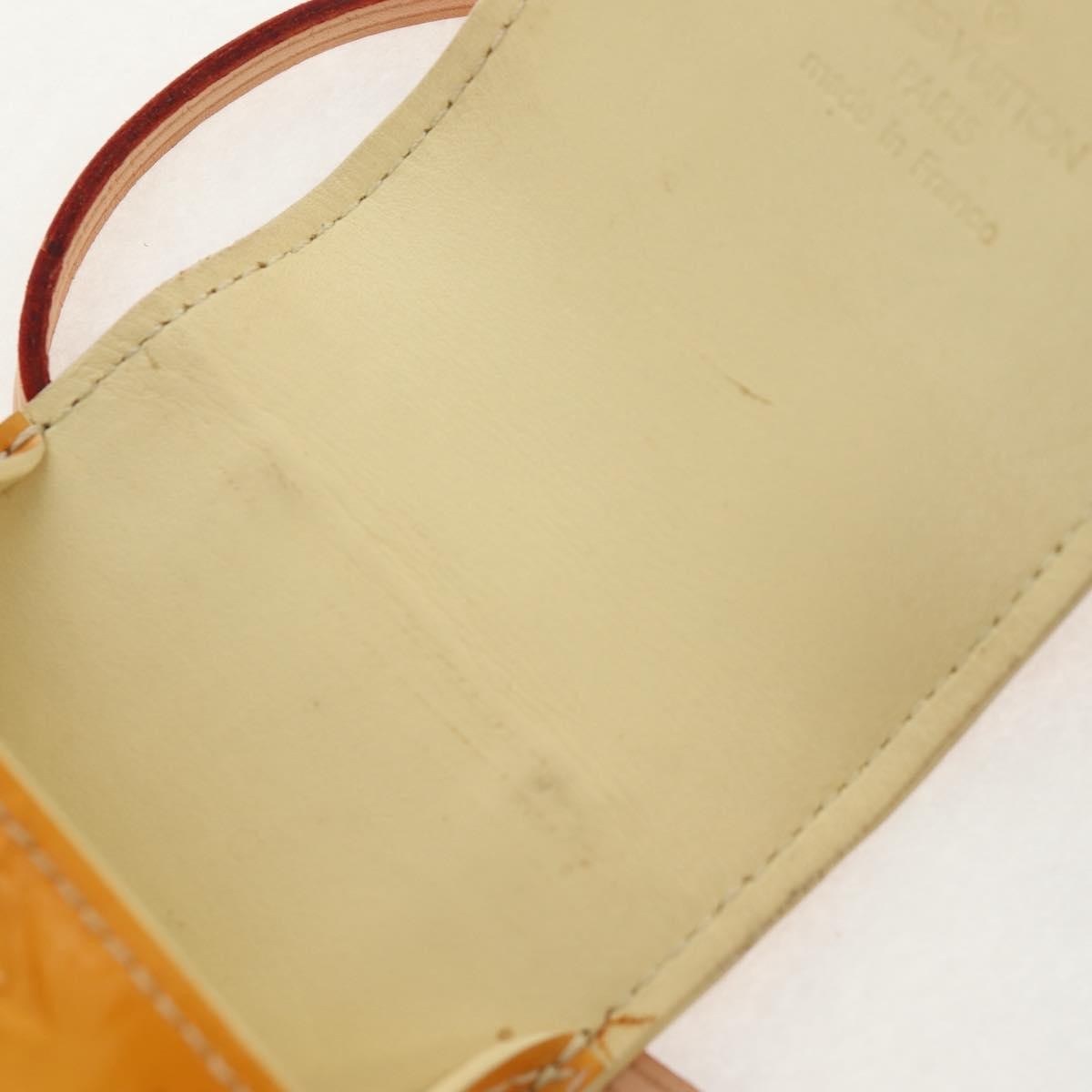 Louis Vuitton Walker Cigarette Case Holder Monogram Vernis Yellow Patent_Leather Clutche & Pouche Bag (Pre-Owned)