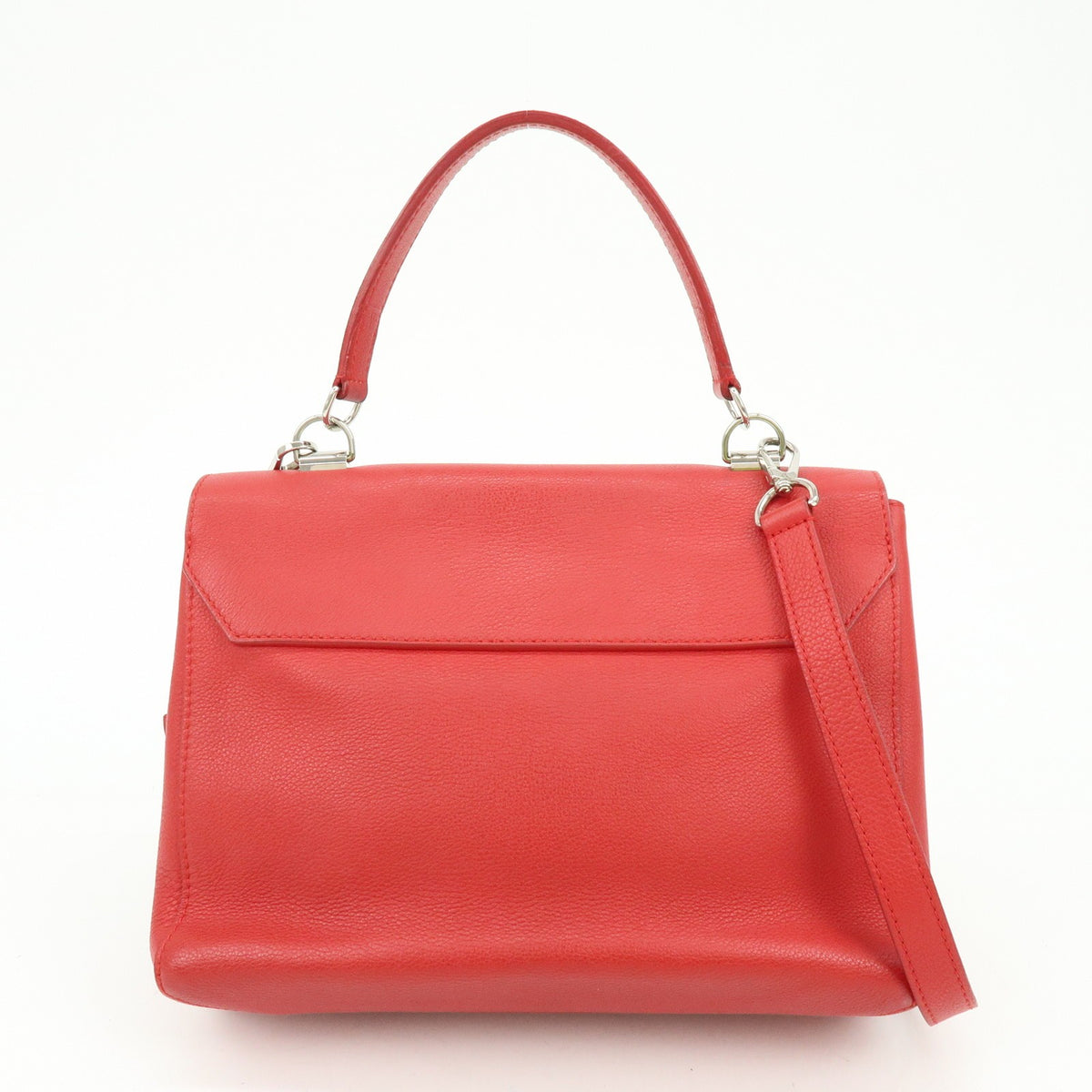 Louis Vuitton Lockme Ii Leather Red Leather Shoulder Bag Bag (Pre-Owned)
