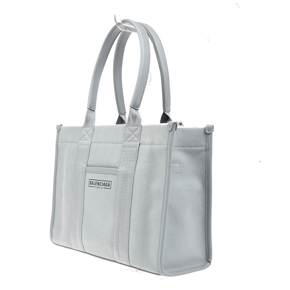 Balenciaga Hardware Canvas Gray Canvas Tote Bag Bag (Pre-Owned)
