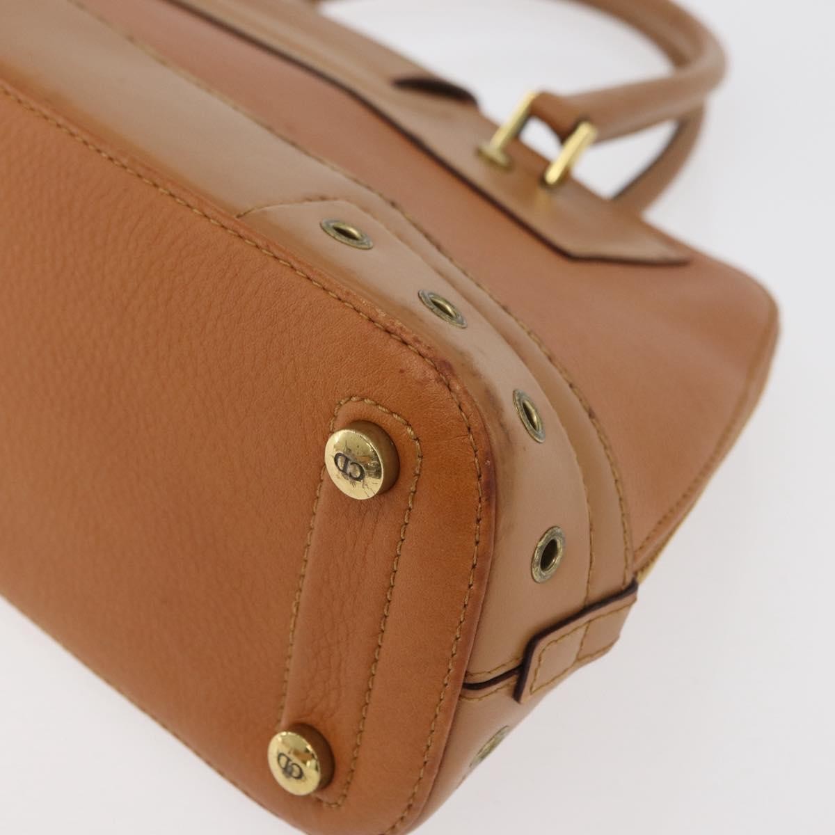 Christian Dior Street Chic Uptown Alligator Brown Leather Handbag (Pre-Owned)