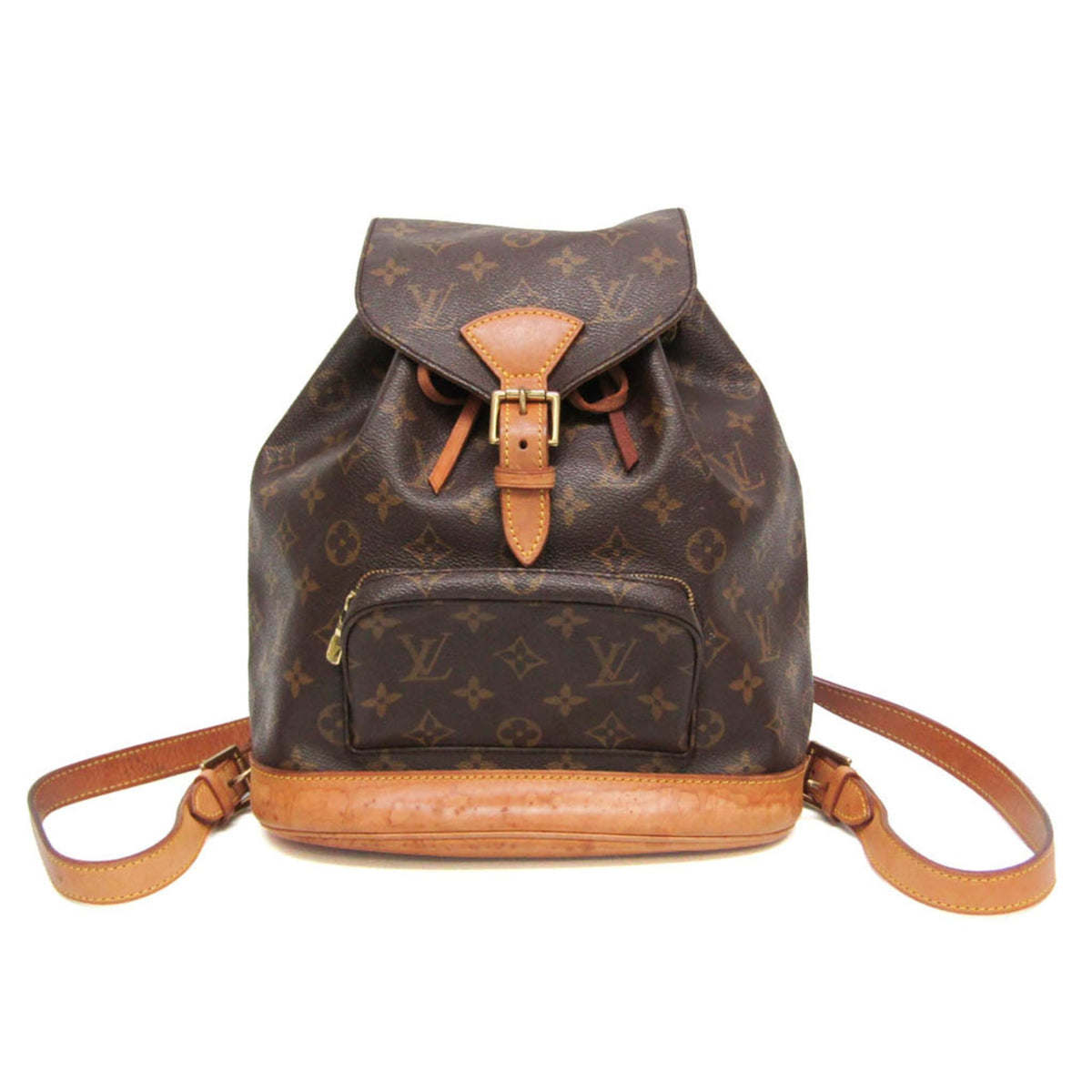 Louis Vuitton Vintage Montsouris Monogram Canvas Brown Canvas Backpack Bag (Pre-Owned)