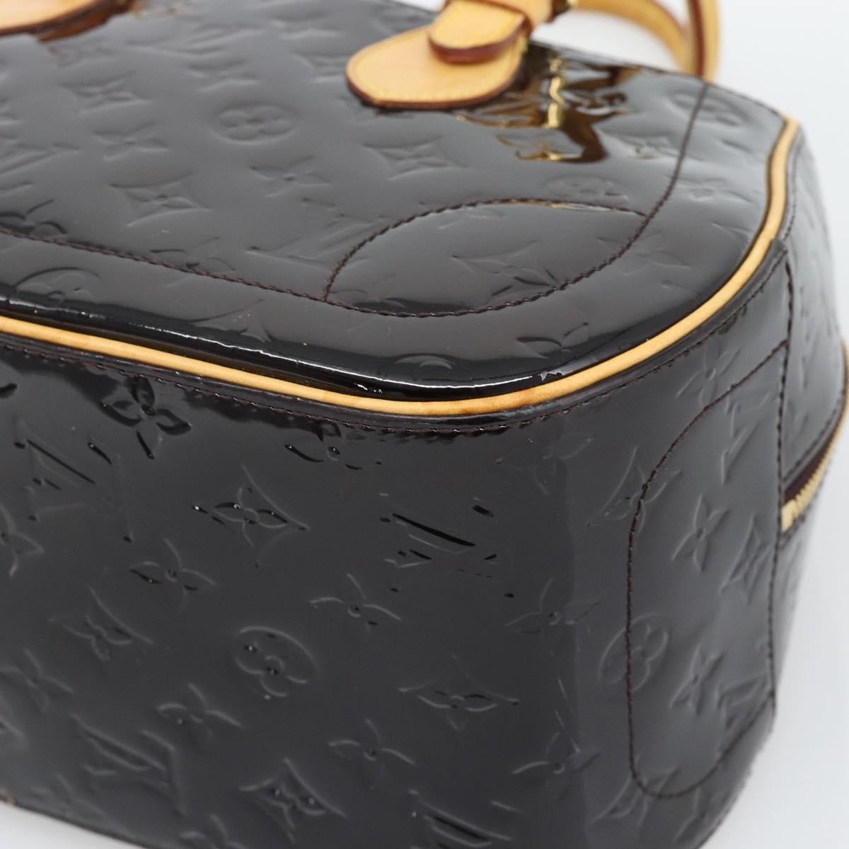 Louis Vuitton Summit Drive Monogram Vernis Black Patent_Leather Handbag (Pre-Owned)