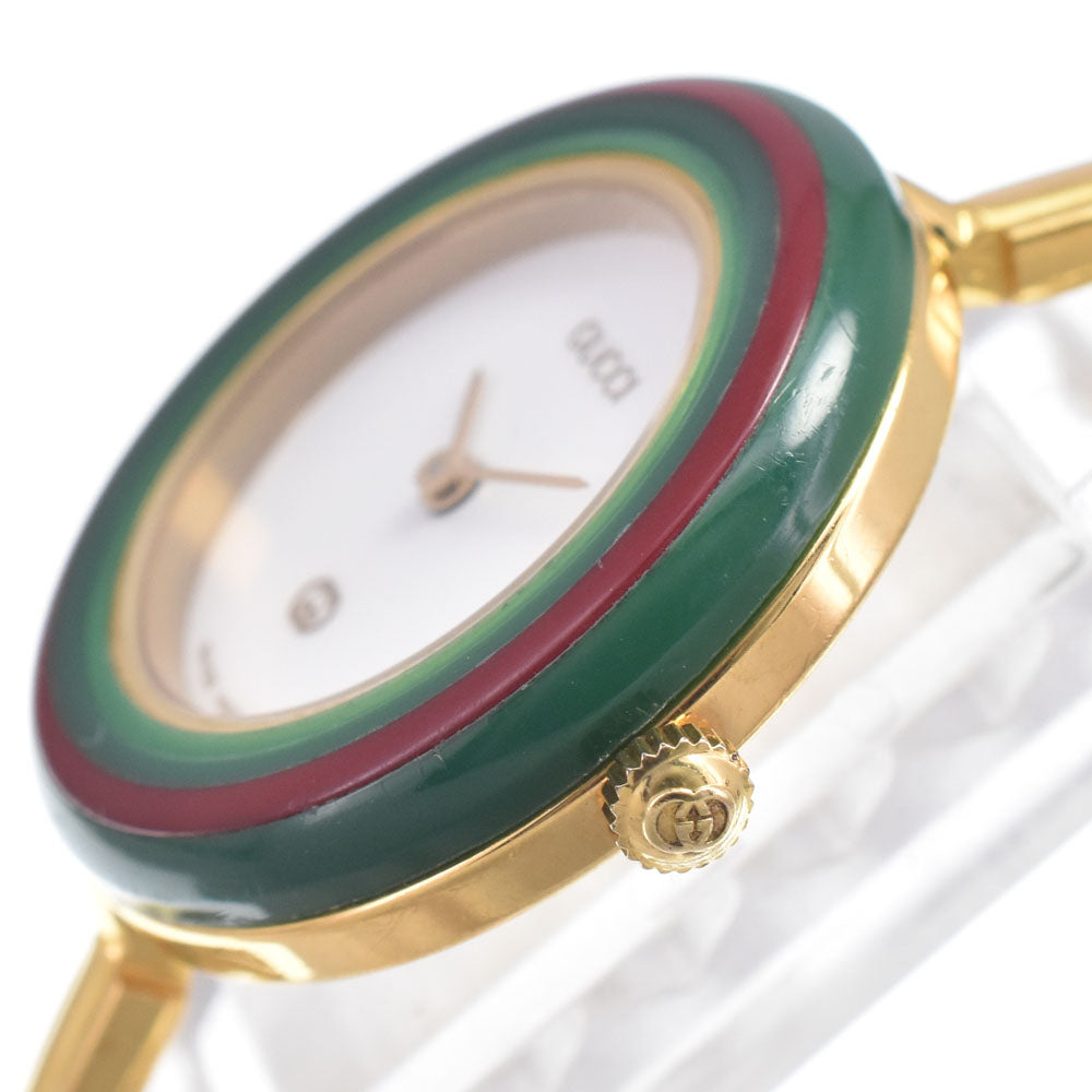 Gucci Interchangeable Bezel Quartz Stainless Steel With Plastic Watch (Pre-Owned)