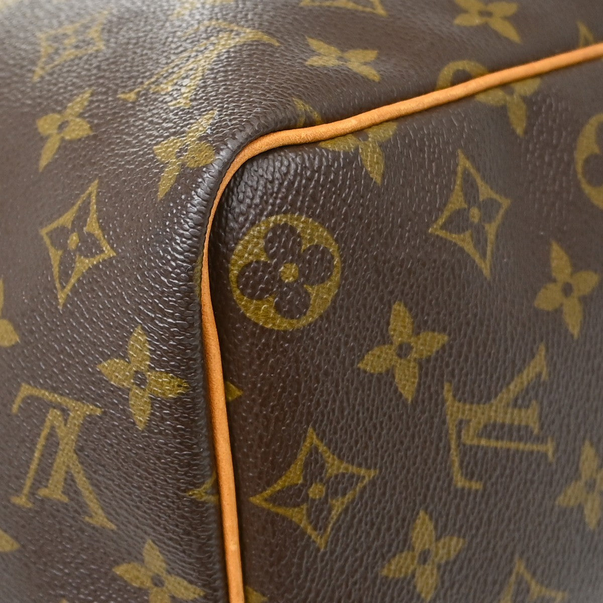 Louis Vuitton Keepall Monogram Brown Canvas Travel Bag Bag (Pre-Owned)