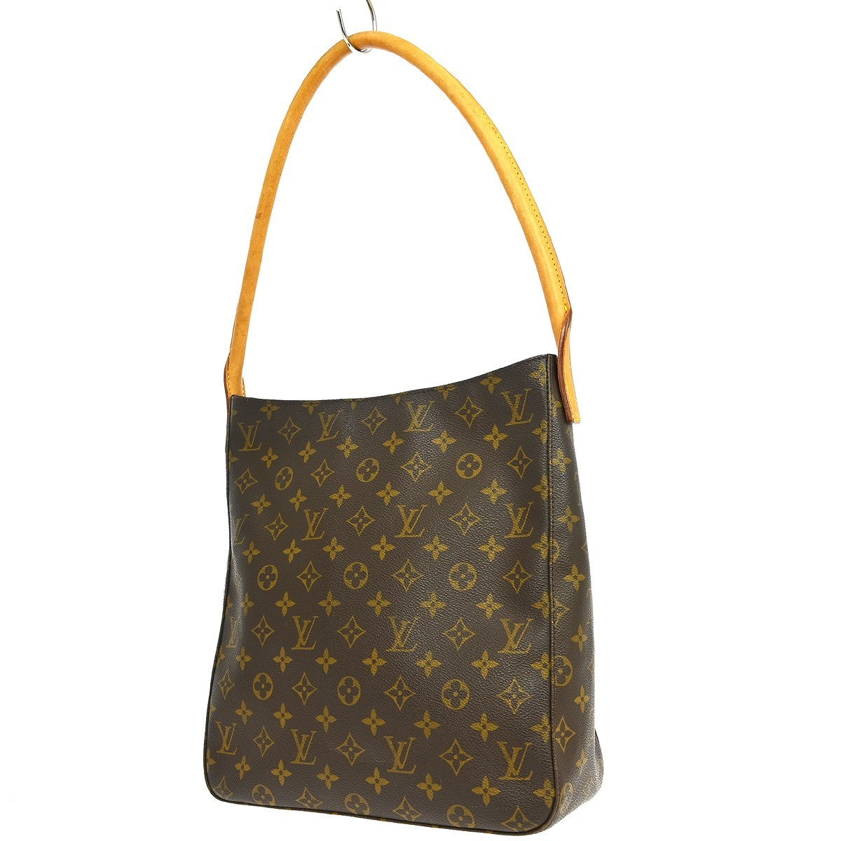 Louis Vuitton Looping Monogram Canvas Brown Canvas Handbag (Pre-Owned)