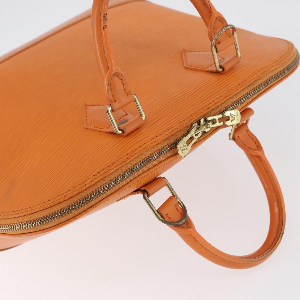 Louis Vuitton Vintage Alma Epi Leather Orange Leather Handbag (Pre-Owned)