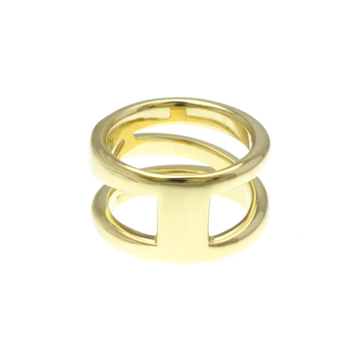 Tiffany & Co. Zig Zag Band 18K Yellow Gold Gold Yellow_Gold Ring Jewelry (Pre-Owned)