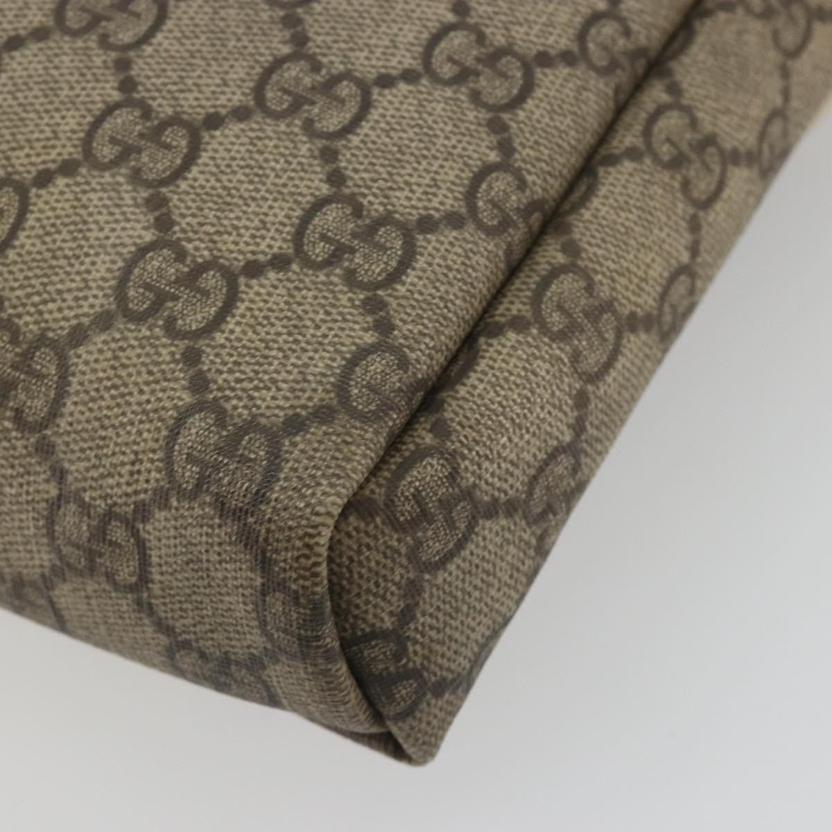 Gucci Flap Messenger Gg Coated Canvas Beige Canvas Shoulder Bag Bag (Pre-Owned)