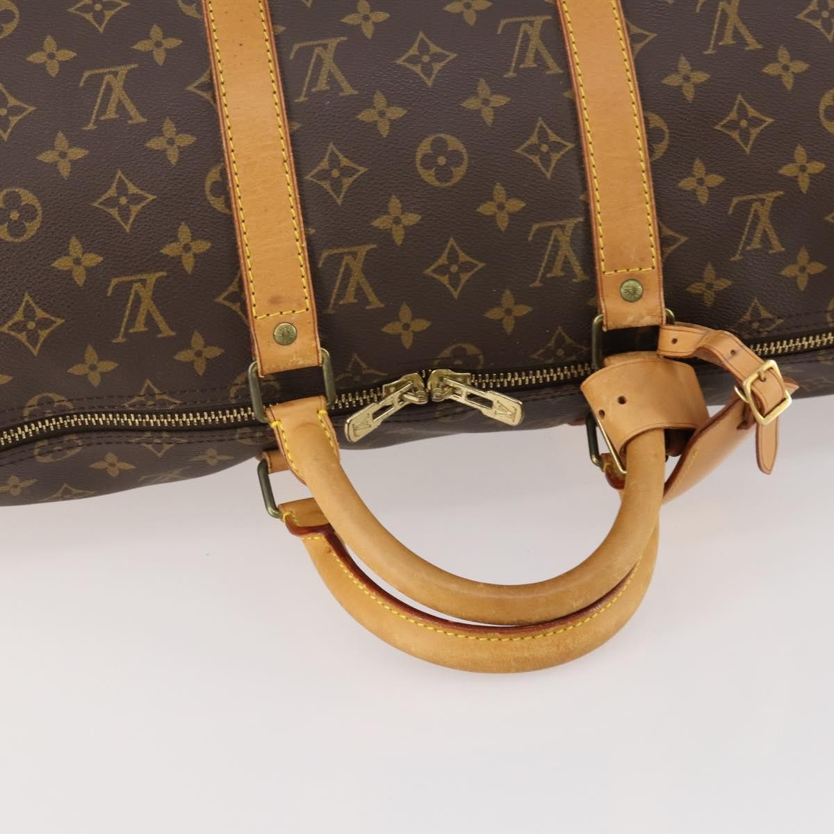 Louis Vuitton Keepall Monogram Canvas Brown Canvas Travel Bag Bag (Pre-Owned)