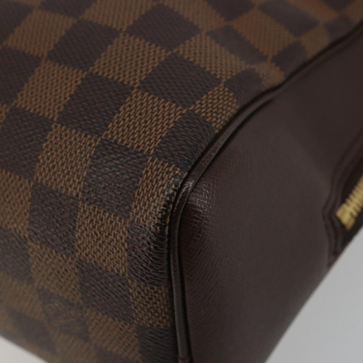 Louis Vuitton Triana Damier Ebene Brown Canvas Handbag (Pre-Owned)