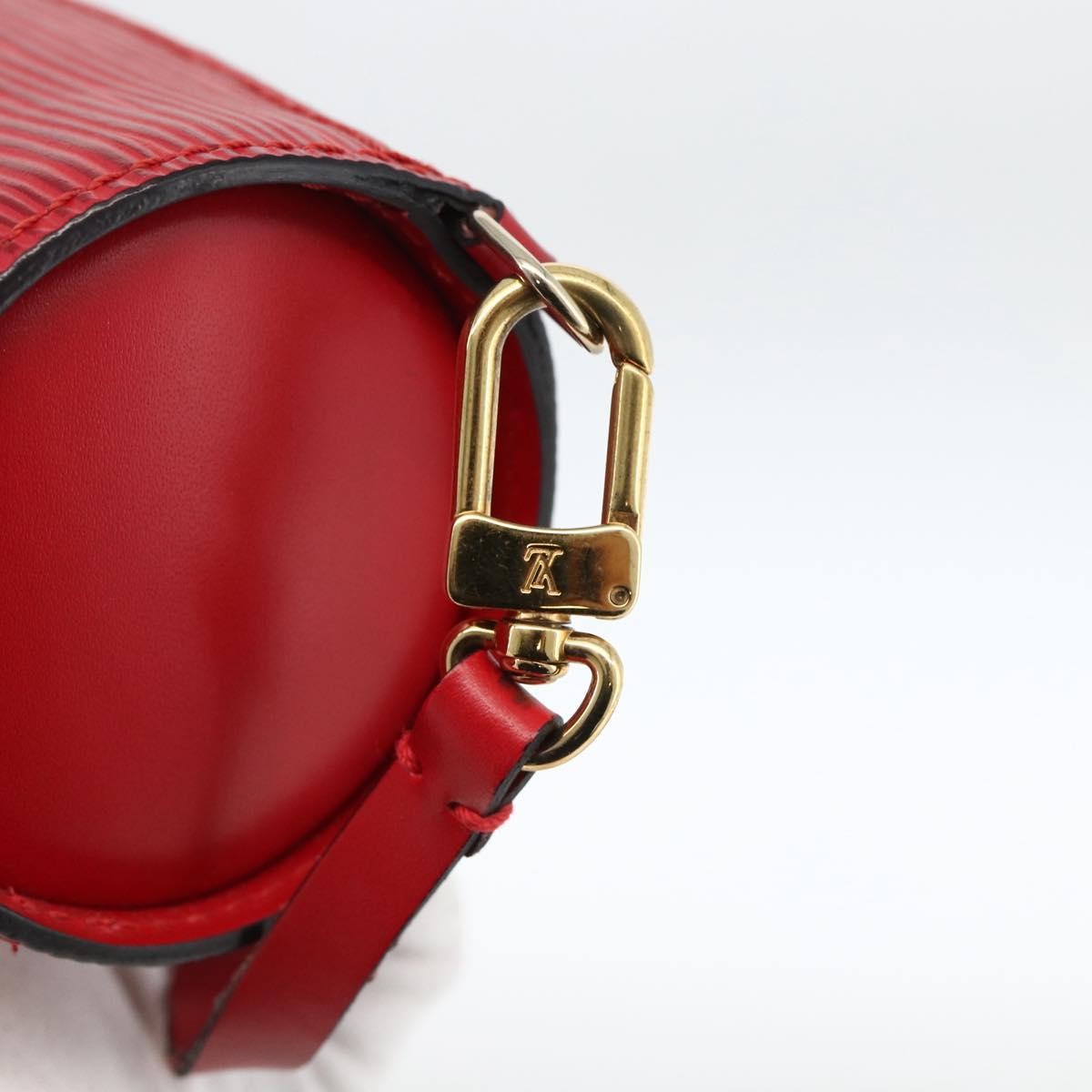Louis Vuitton Soufflot Pochette Epi Leather Red Leather Clutche & Pouche Bag (Pre-Owned)