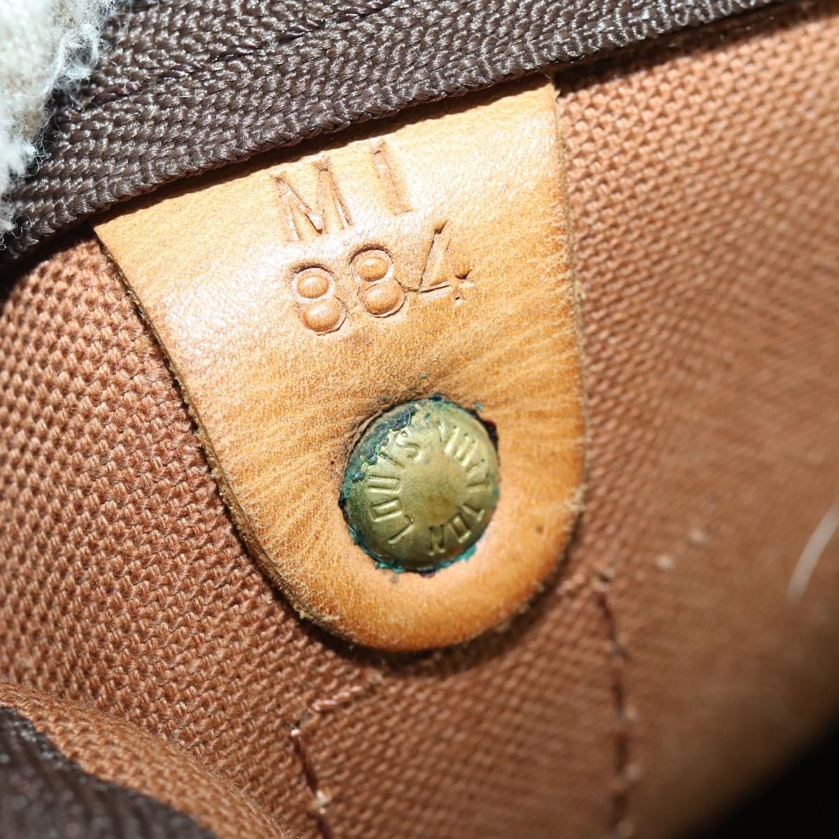 Louis Vuitton Keepall Monogram Canvas Brown Canvas Travel Bag Bag (Pre-Owned)