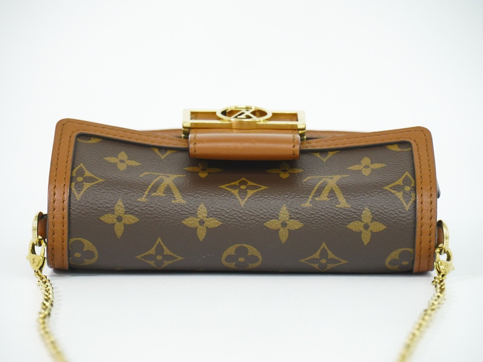 Louis Vuitton Dauphine Reverse Monogram Canvas Brown Canvas Shoulder Bag Bag (Pre-Owned)