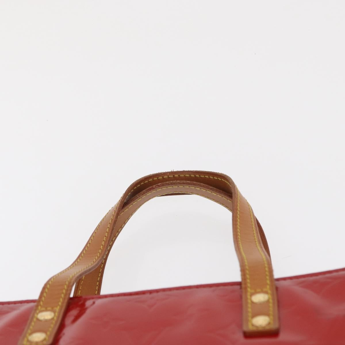 Louis Vuitton Reade Monogram Vernis Red Patent_Leather Handbag (Pre-Owned)