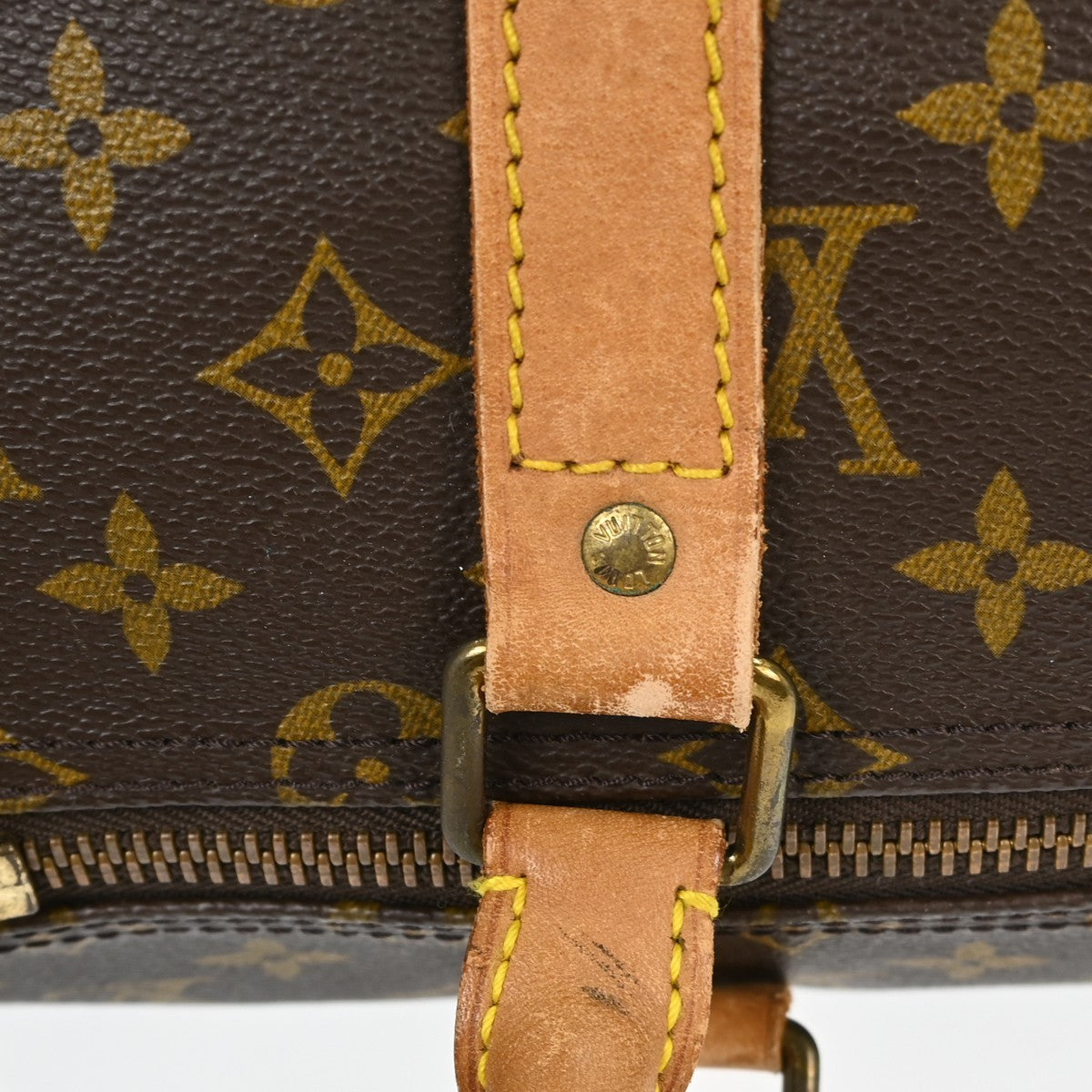 Louis Vuitton Keepall Monogram Brown Canvas Travel Bag Bag (Pre-Owned)
