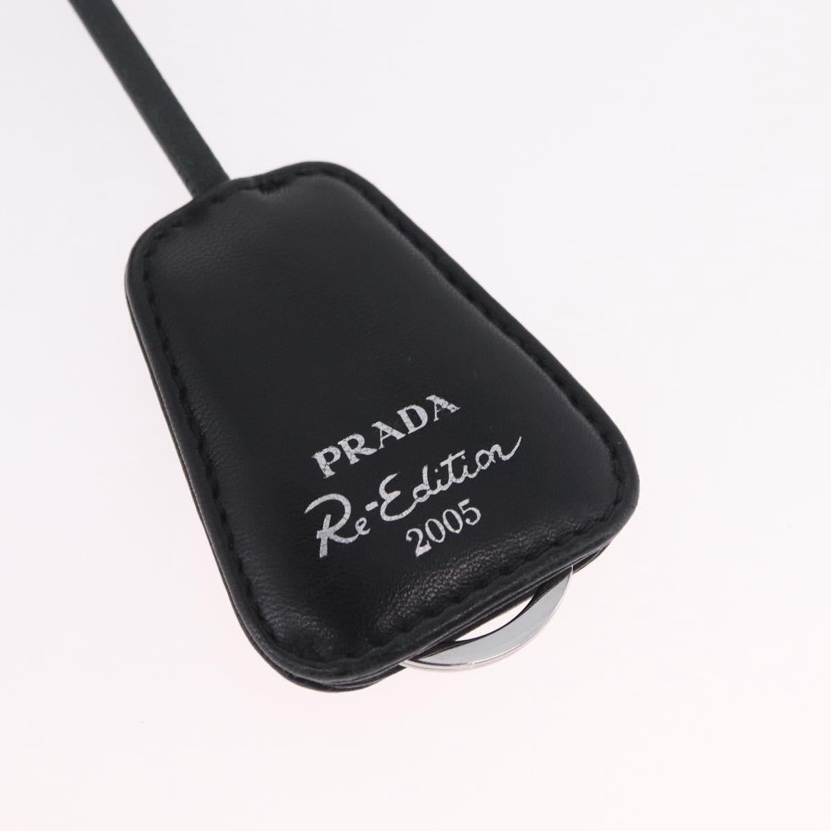 Prada Re-Edition 2005 Nappa Leather Black Leather Shoulder Bag Bag (Pre-Owned)