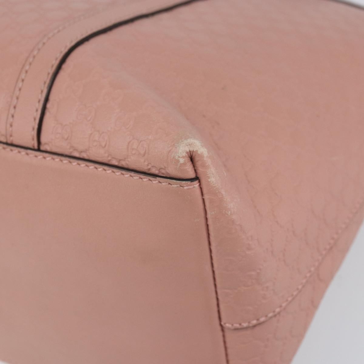 Gucci Britt Convertible Dome Satchel Microguccissima Leather Pink Leather Tote Bag Bag (Pre-Owned)