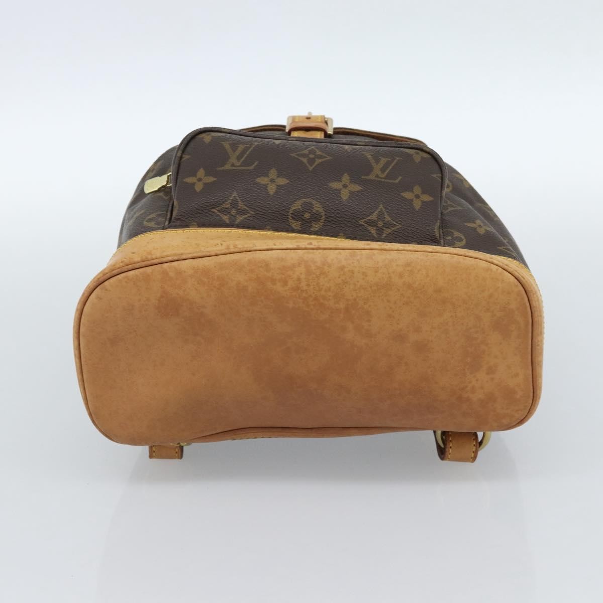 Louis Vuitton Vintage Montsouris Monogram Canvas Brown Canvas Backpack Bag (Pre-Owned)