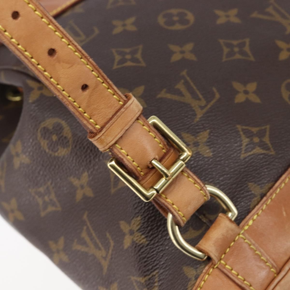 Louis Vuitton Vintage Montsouris Monogram Canvas Brown Canvas Backpack Bag (Pre-Owned)