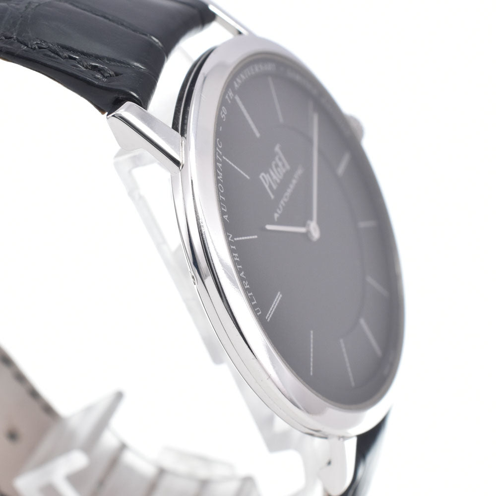 Piaget Altiplano 60Th Anniversary Automatic White Gold And Alligator Watch (Pre-Owned)