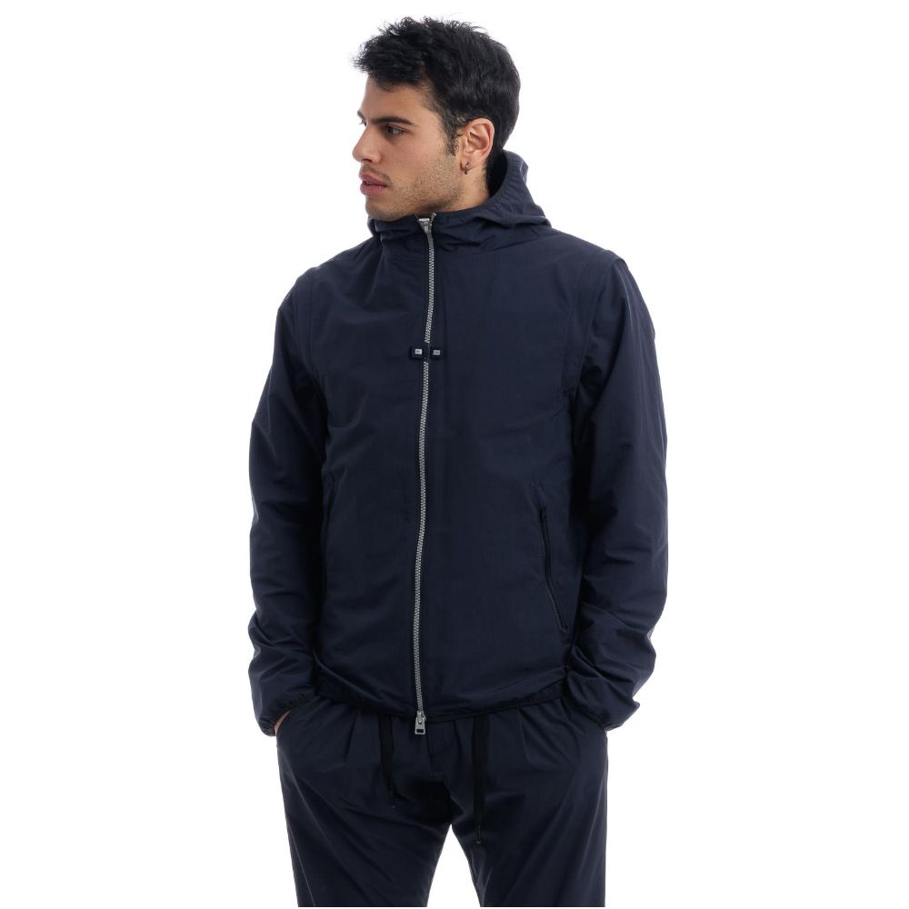 Herno Blue Nylon Men's Jacket