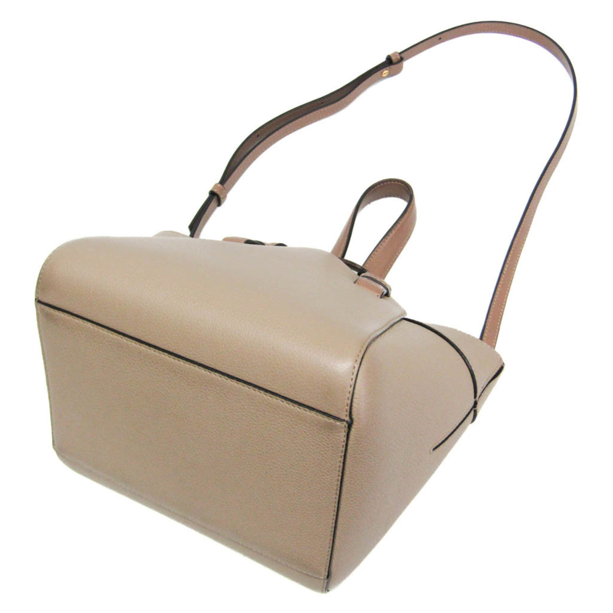Loewe Hammock Nugget Leather Beige Leather Handbag (Pre-Owned)