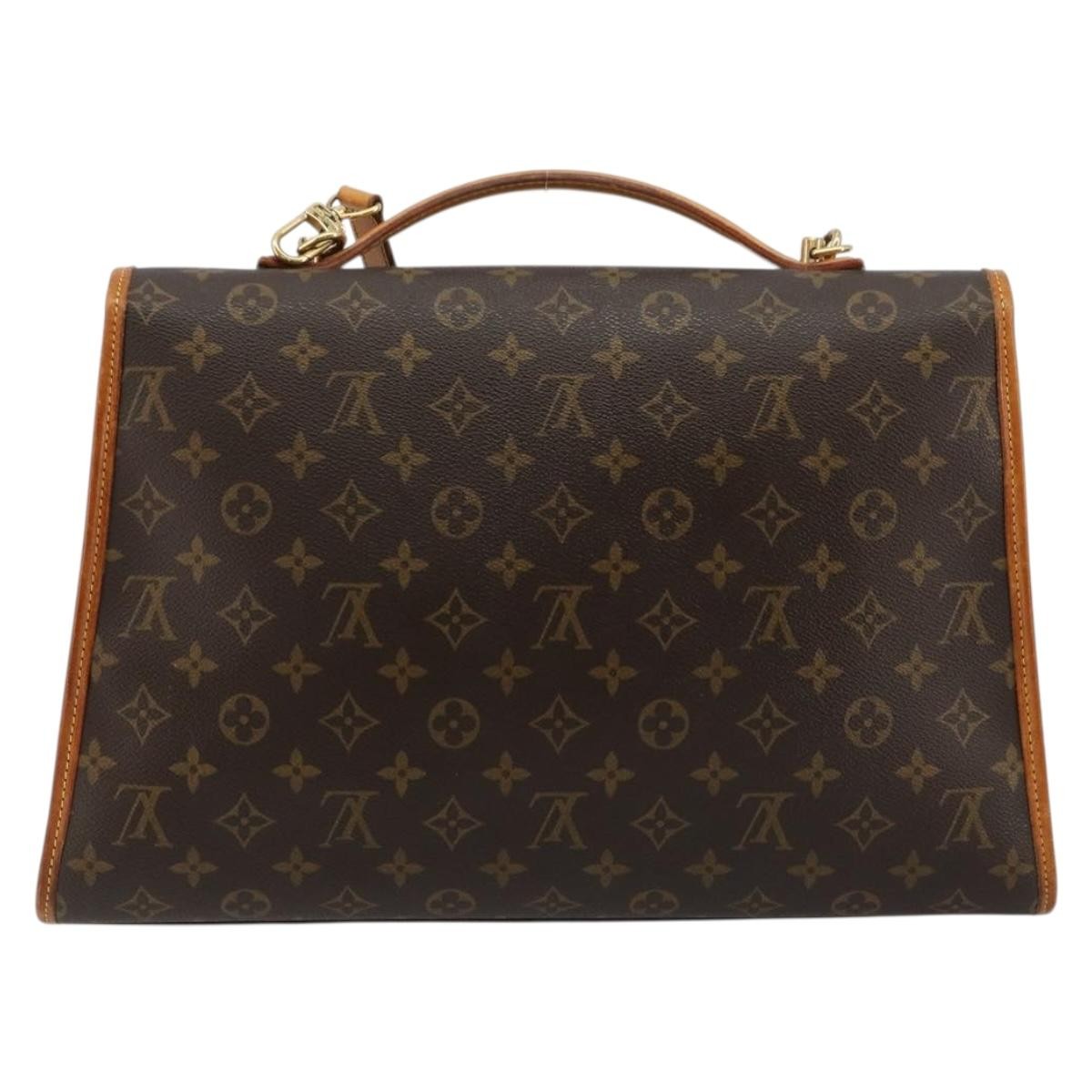 Louis Vuitton Beverly Monogram Canvas Brown Canvas Briefcase Bag (Pre-Owned)