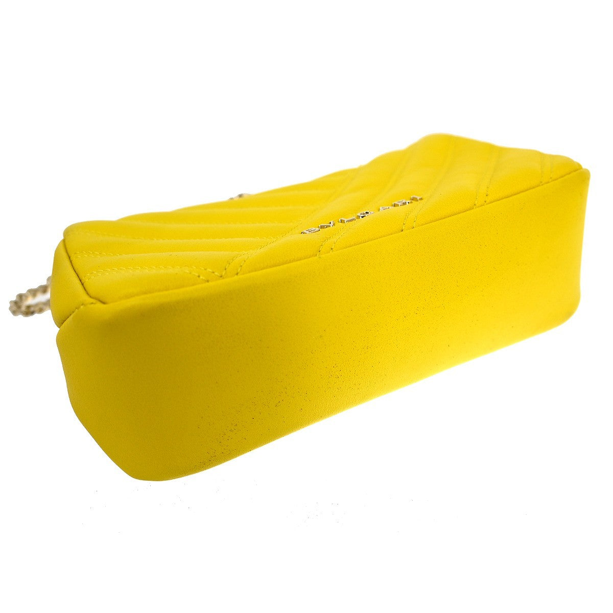 Bvlgari Serpenti Cabochon Diagonal Quilted Leather Yellow Leather Shoulder Bag Bag (Pre-Owned)