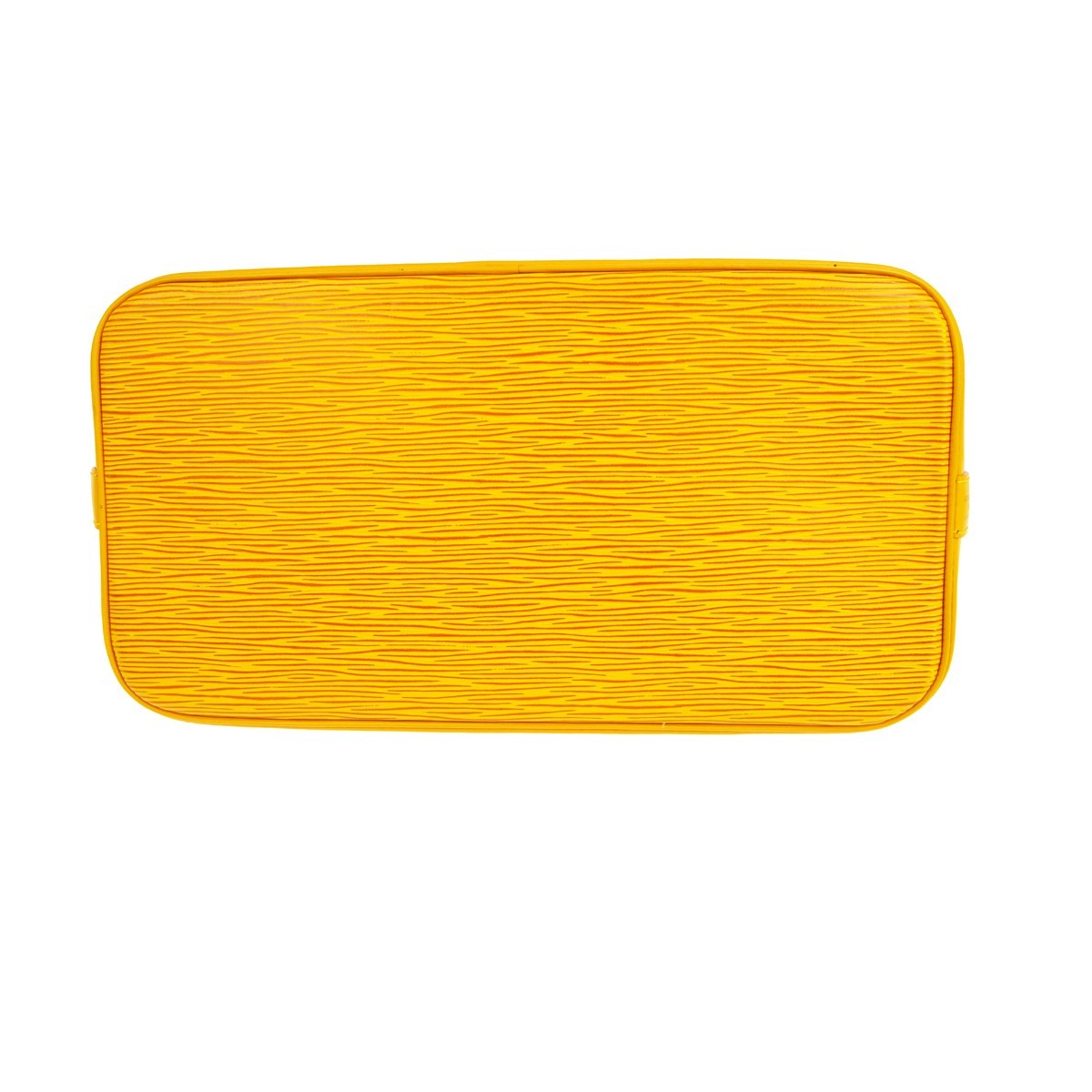 Louis Vuitton Alma Handbag Epi Leather Yellow Leather Handbag (Pre-Owned)