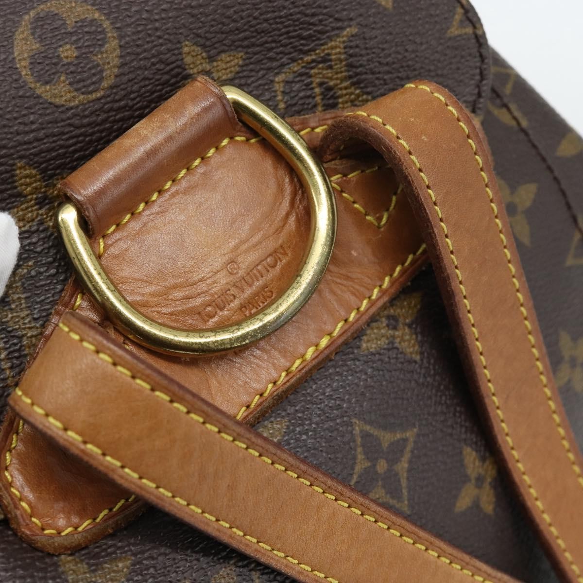 Louis Vuitton Vintage Montsouris Monogram Canvas Brown Canvas Backpack Bag (Pre-Owned)