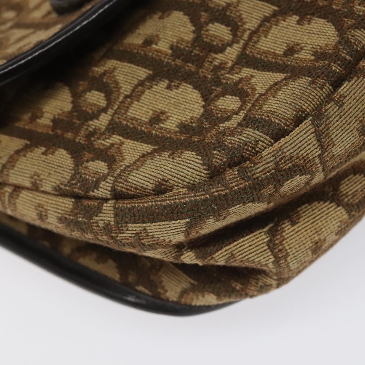Christian Dior Vintage Trotter Canvas Brown Canvas Shoulder Bag Bag (Pre-Owned)
