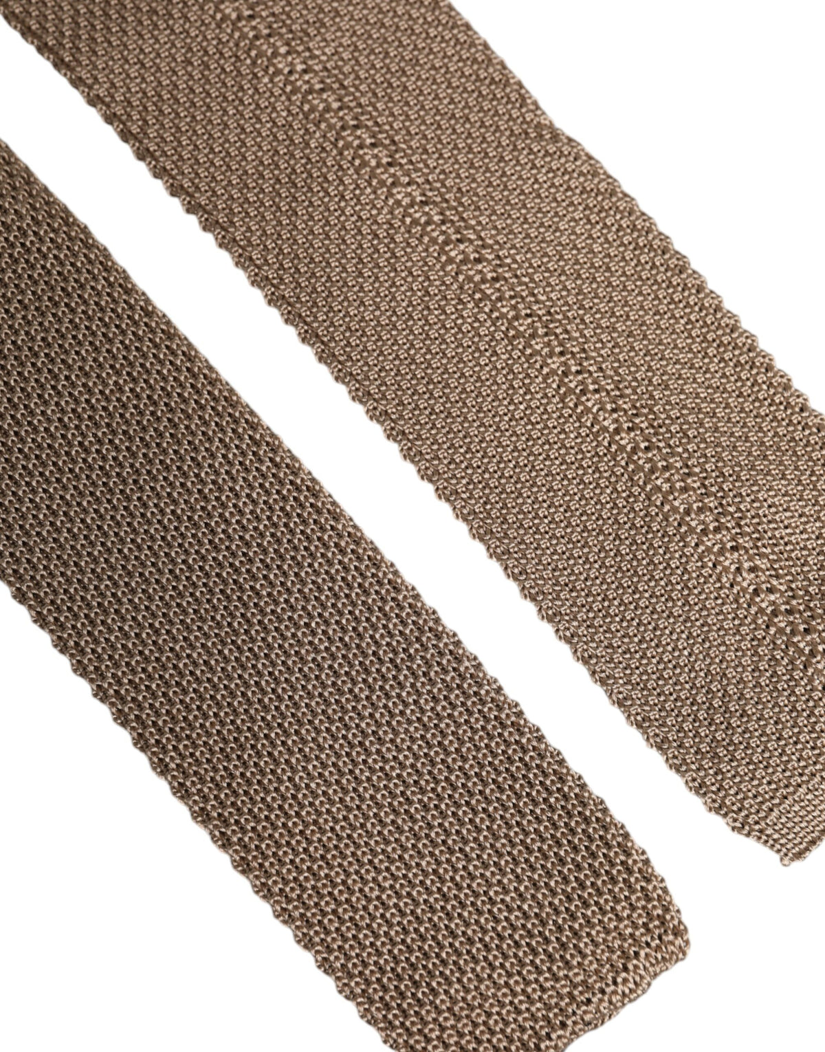 Dolce & Gabbana Brown Silk Adjustable NeckMen's Men's Tie