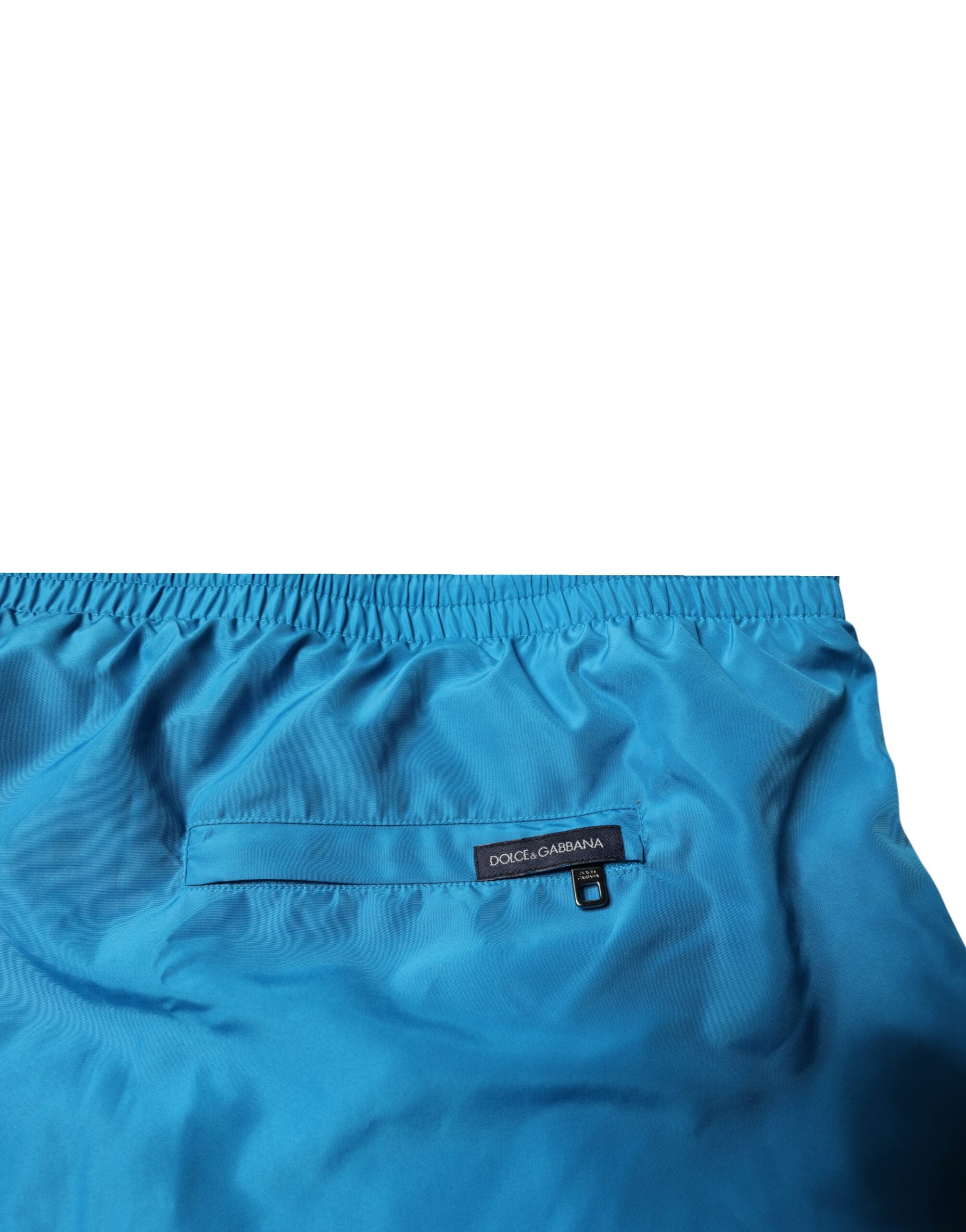 Dolce & Gabbana Turquoise Logo Beachwear Shorts 2Pc Men's Swimwear