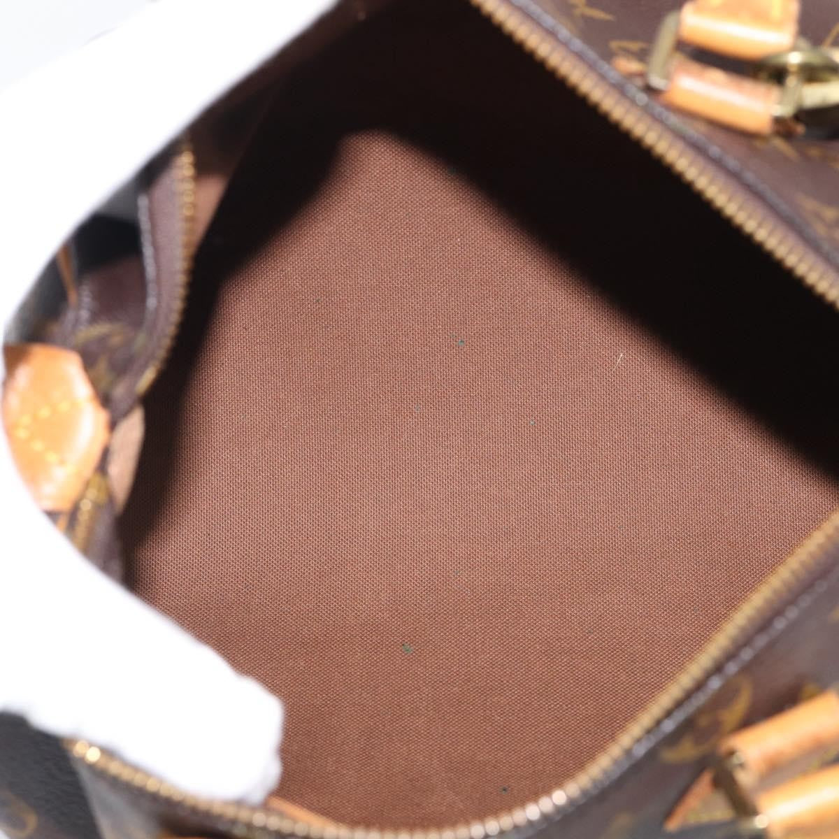 Louis Vuitton Speedy Monogram Canvas Brown Canvas Handbag (Pre-Owned)