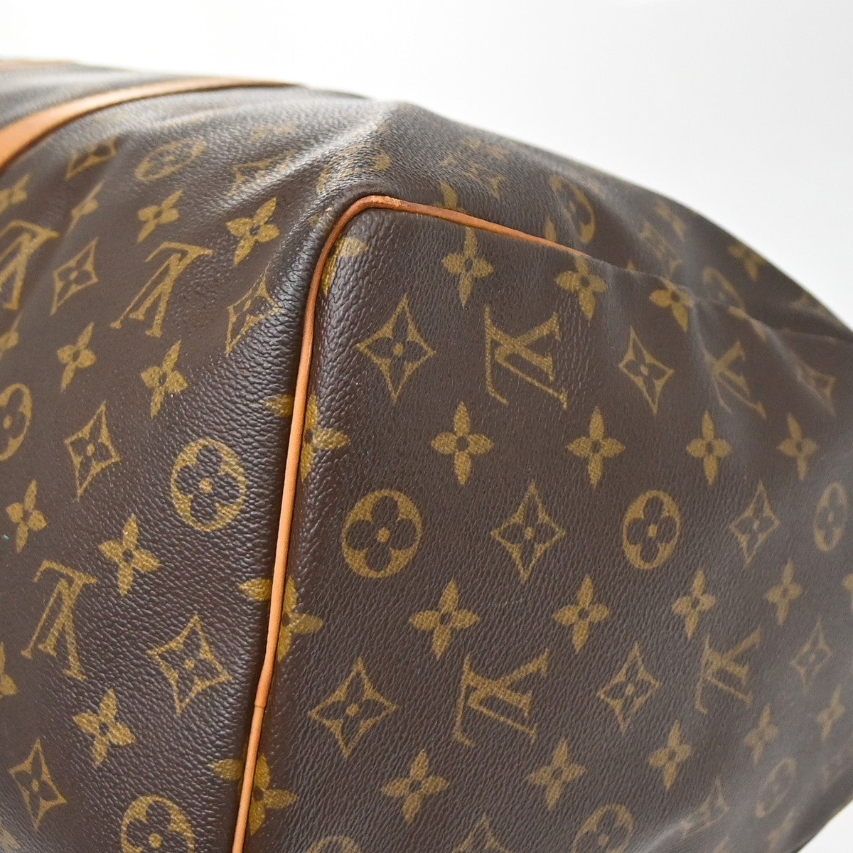 Louis Vuitton Keepall Monogram Canvas Brown Canvas Travel Bag Bag (Pre-Owned)